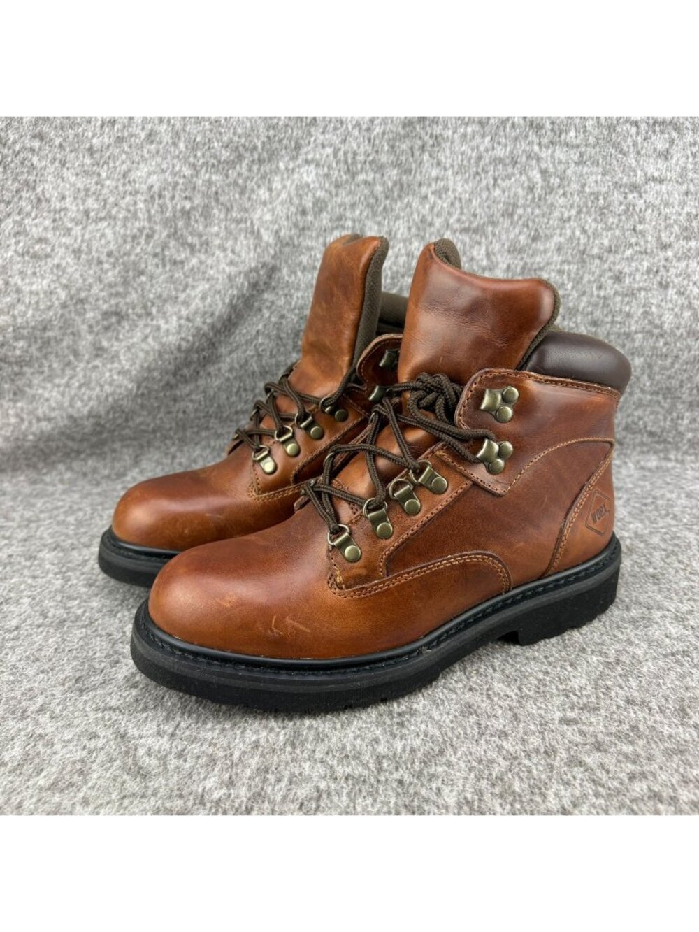 ✅Men's 8M WORX by RED WING 5442 6 D-Ring Waterproof EH Safety Toe Work Boots NOS